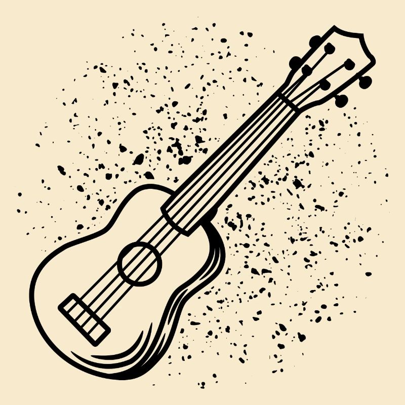 Ukulele Drawing