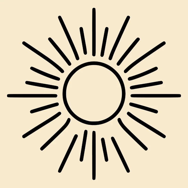 stilisierte Sonne