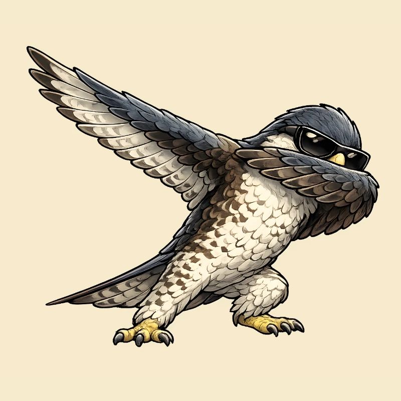 Dabbing Falke