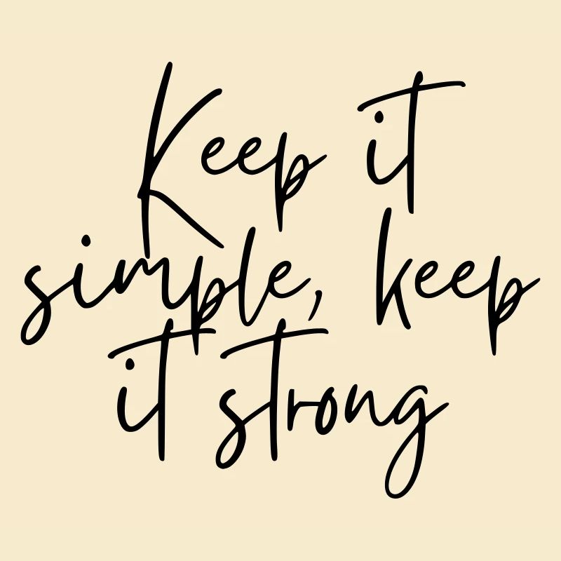 Reste simple, reste fort