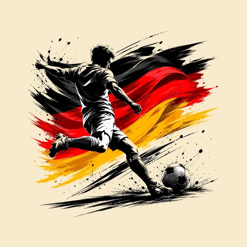 Kicker with German flag