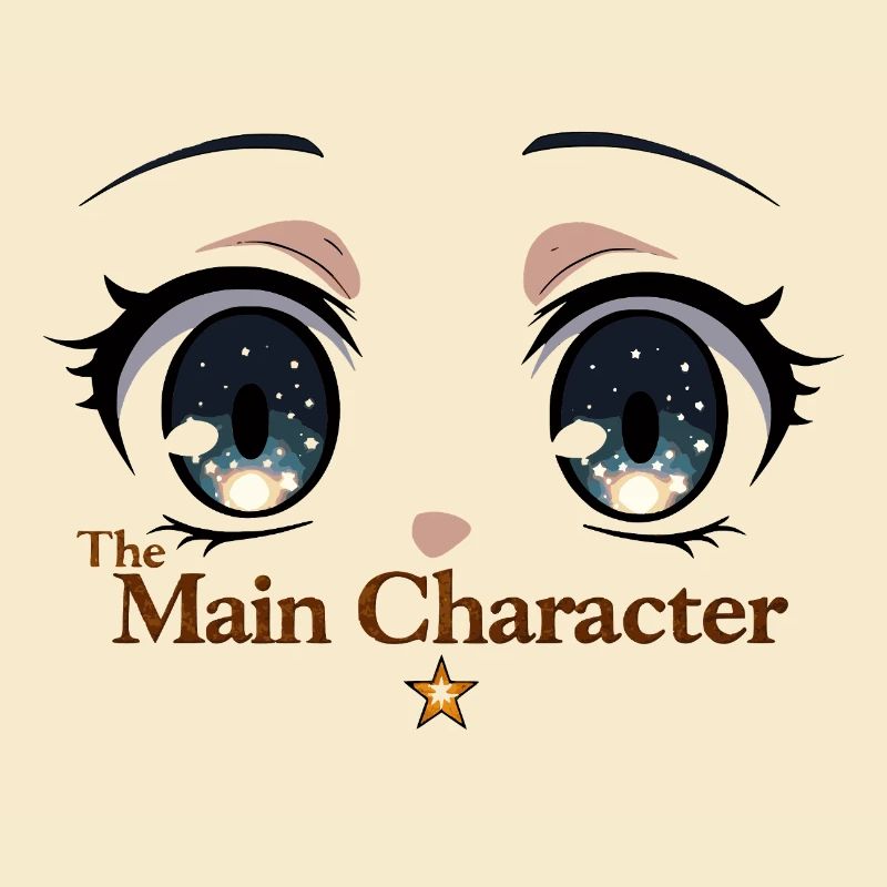 Main Character Eyes Starry Night
