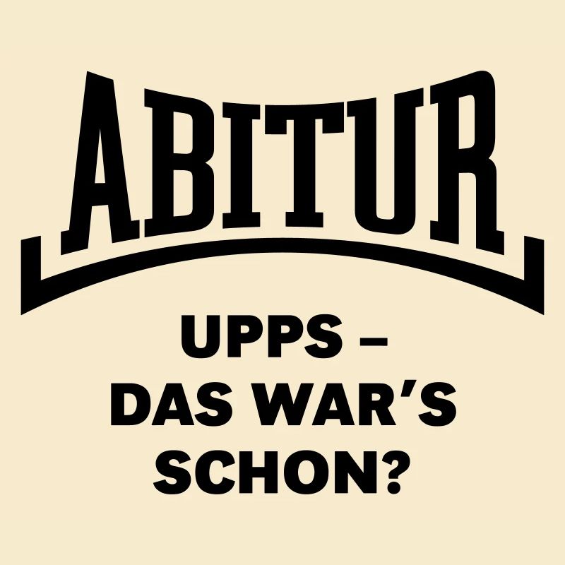Abitur: Upps – Das War’s Schon? (Konkav / Black)