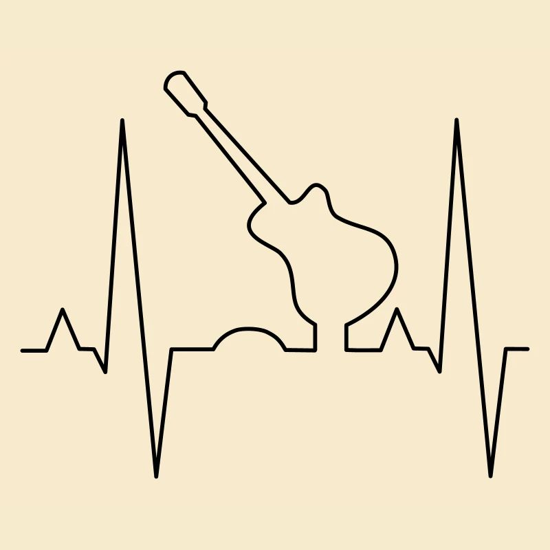 Conception d’impression de guitare