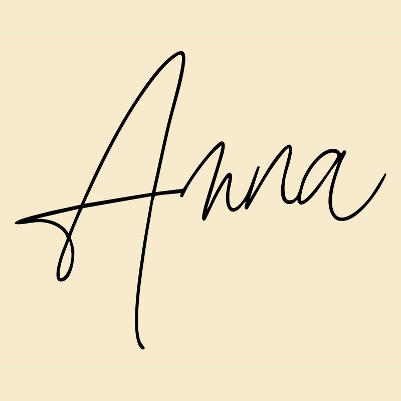 Anna / Conception de l’écriture manuscrite