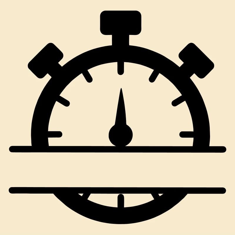 Chronomètre avec bannière