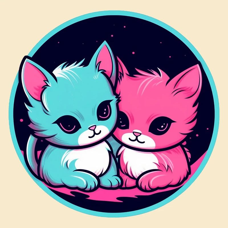 Kitten Duo Neon