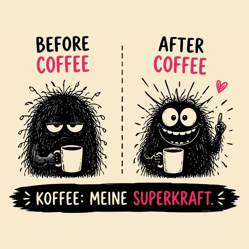  Before Coffee After Coffee Kaffee Meine
