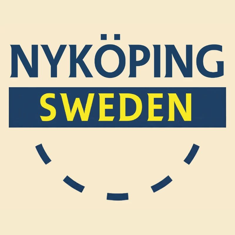 Nyköping Schweden Schild