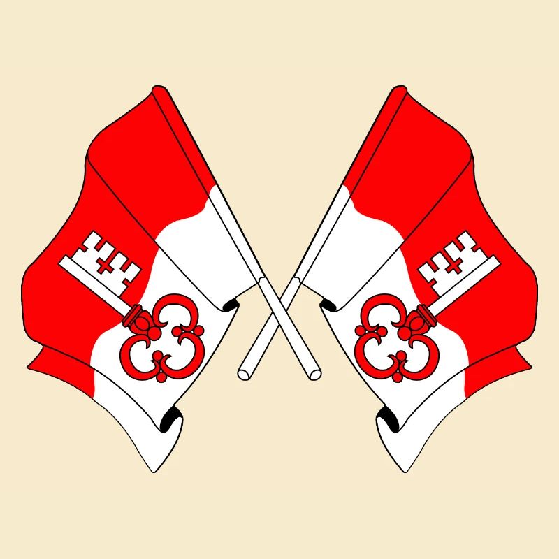Deux drapeaux d’Obwald Suisse