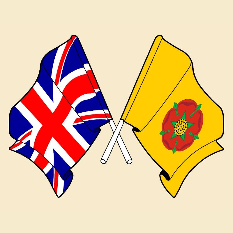 Lancashire & Great Britain Flag