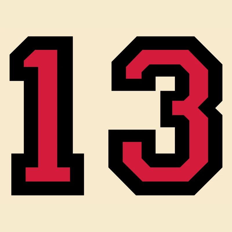 Le numéro 13 - numéro de treize