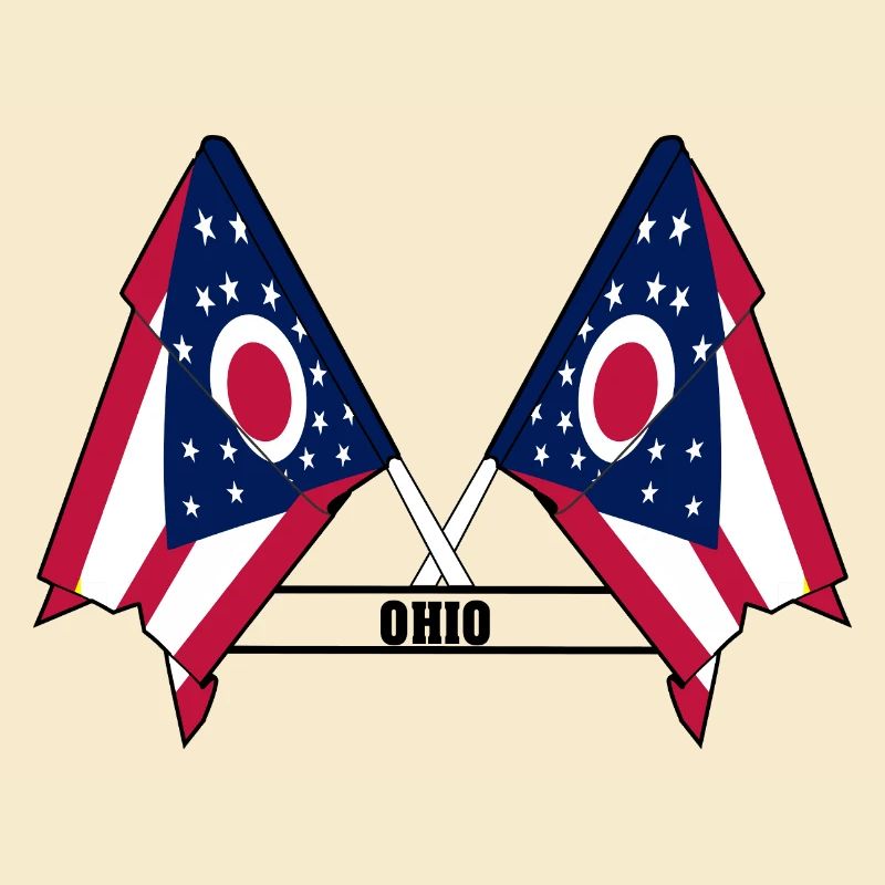 texte des drapeaux wee OHIO