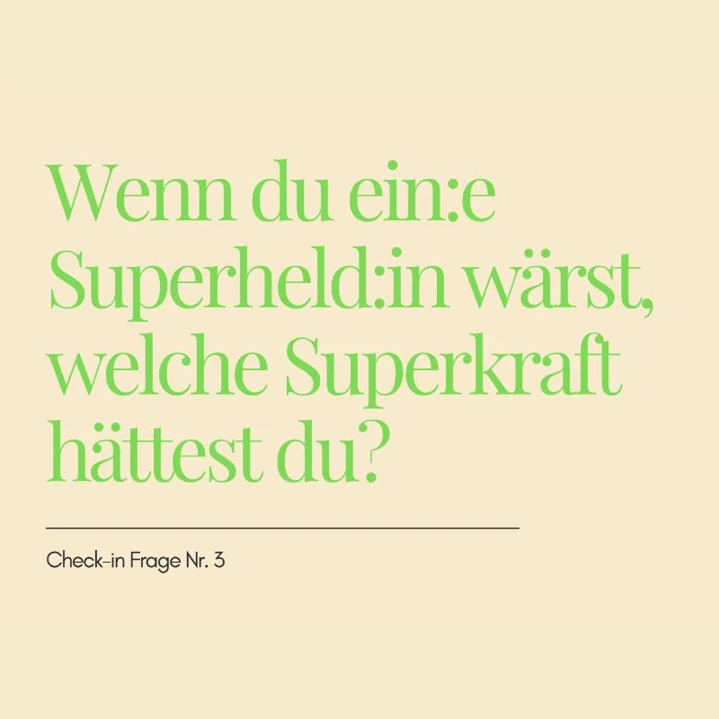 Check-in Question No. 3