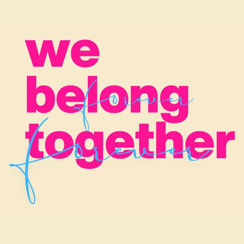 We belong together Neon Script