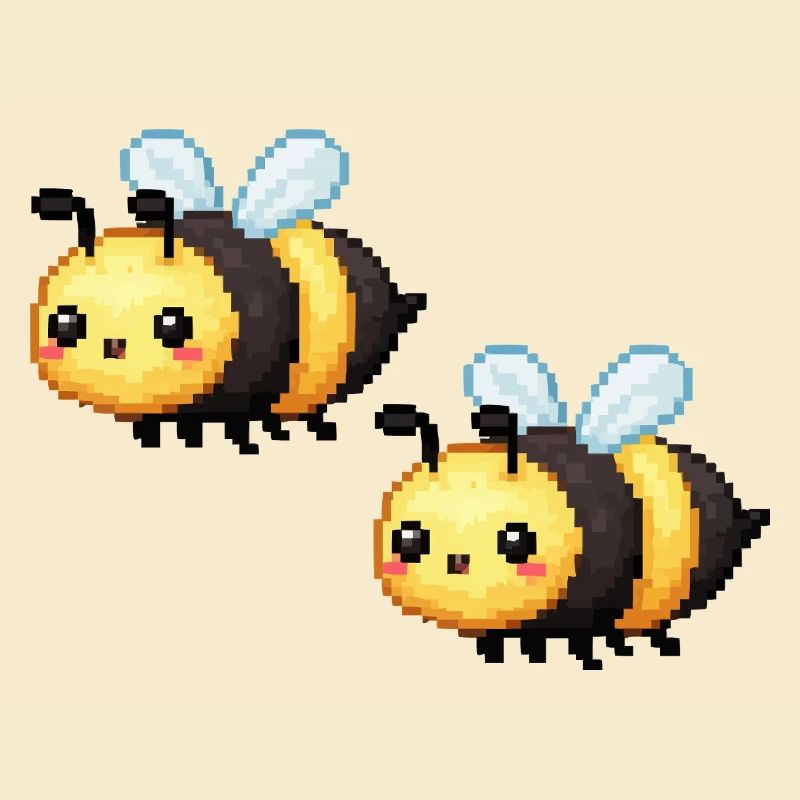 Pixel Bees Duo