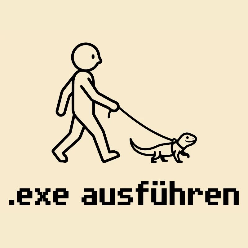 Exe Echse ausfuehren Admin Sysadmin Geschenk