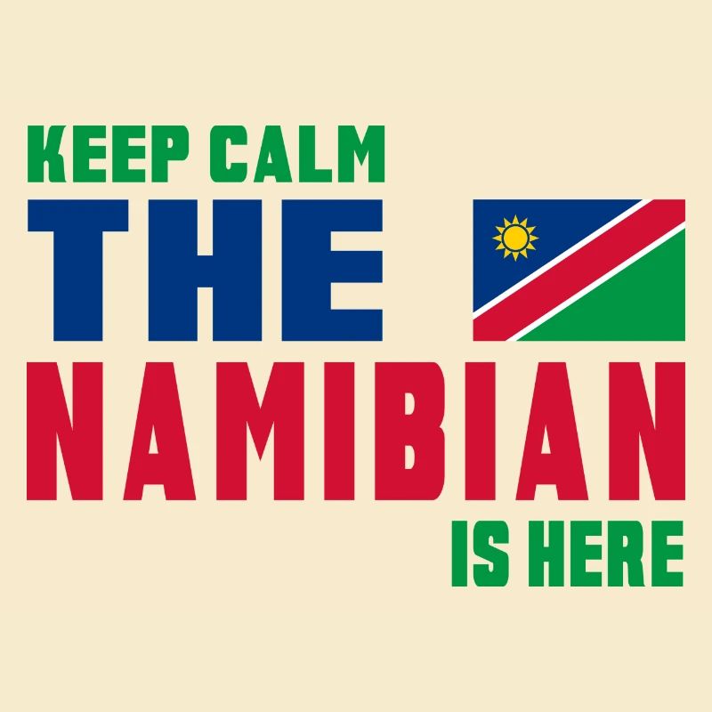 Keep Calm Namibia Flaggen Design