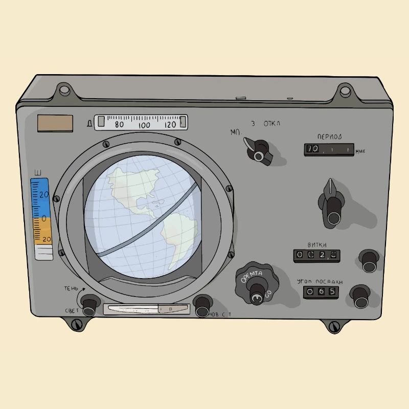 Globus Vintage Navigation Analog Device