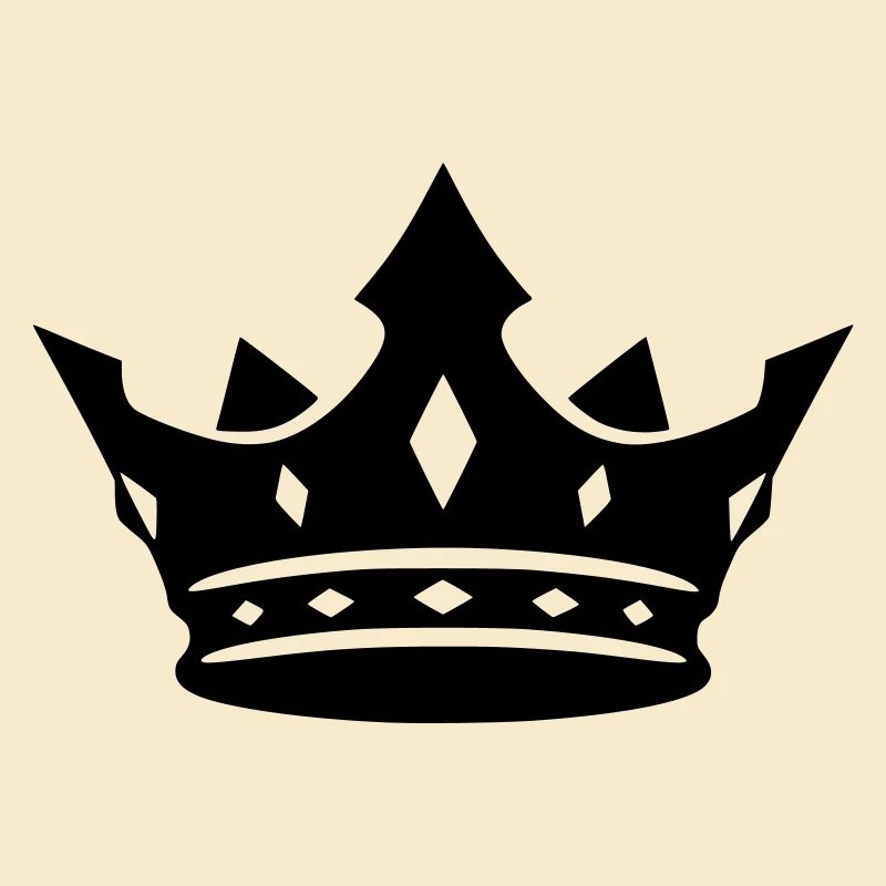 Crown Silhouette Black Cool Vector