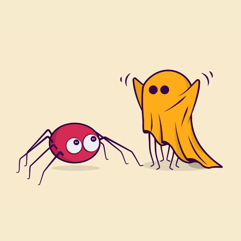 Halloween Spinne Geist Comic Cartoon Comic
