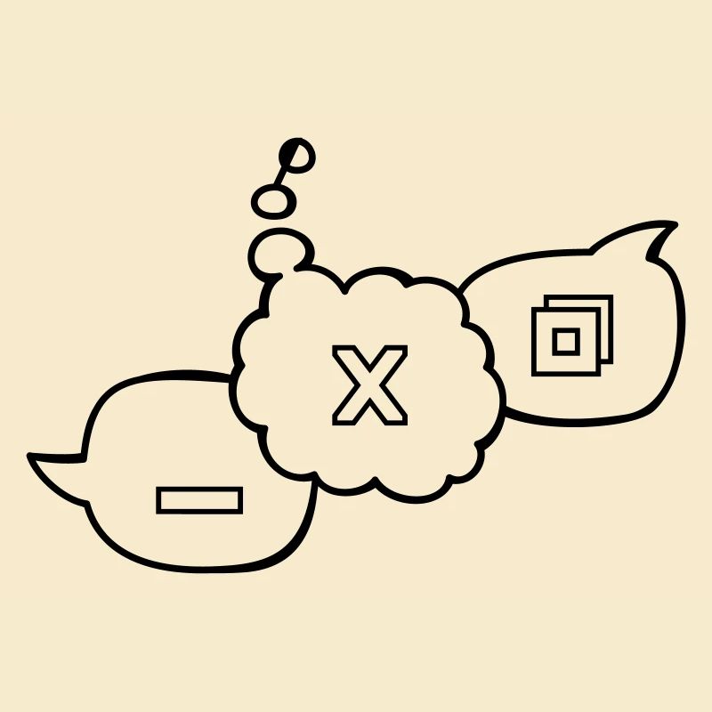 Computer speech bubbles
