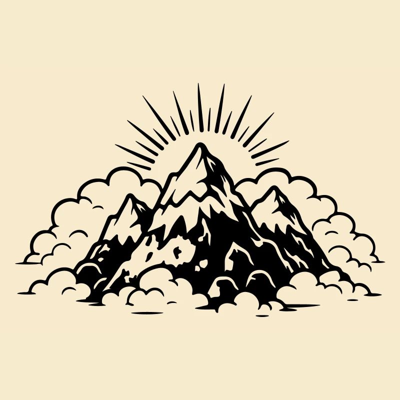 Berge Landschaft Symbol