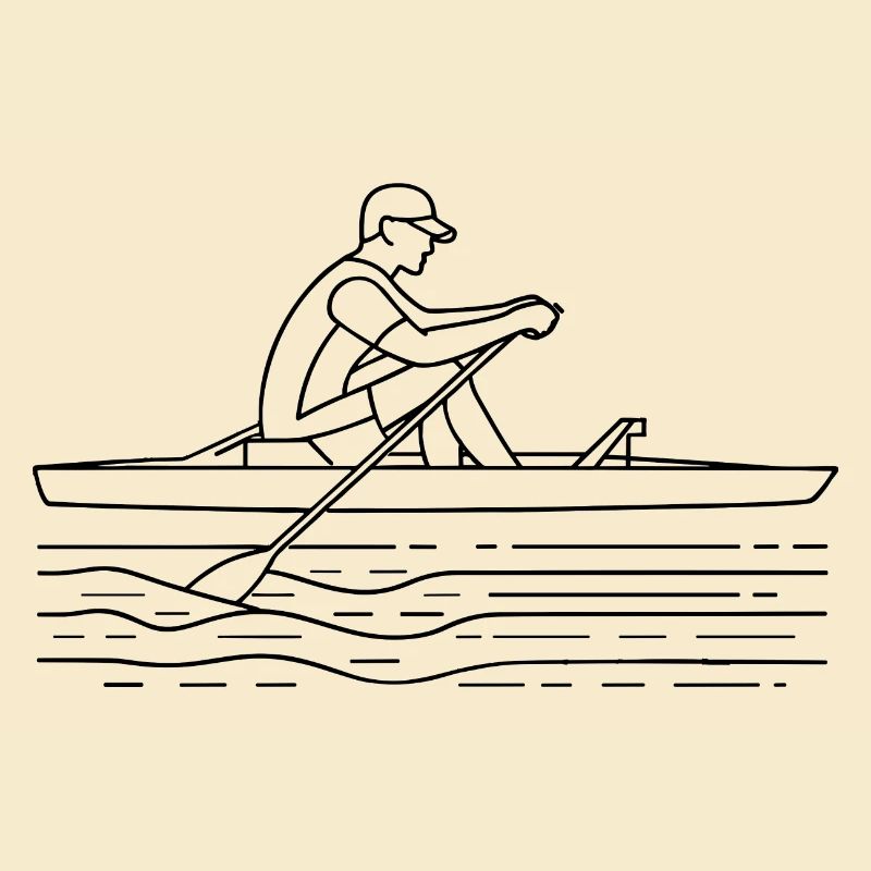Rower Drawing