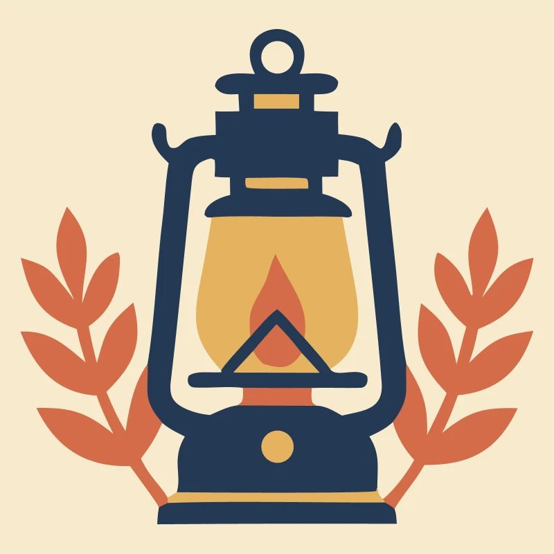 Camping Lantern Nature Forest