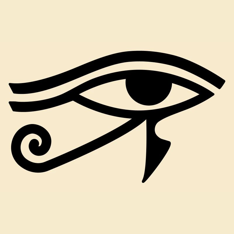Œil de Horus Hiéroglyphe égyptien