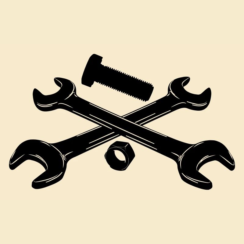 Wrenches bolt and nut