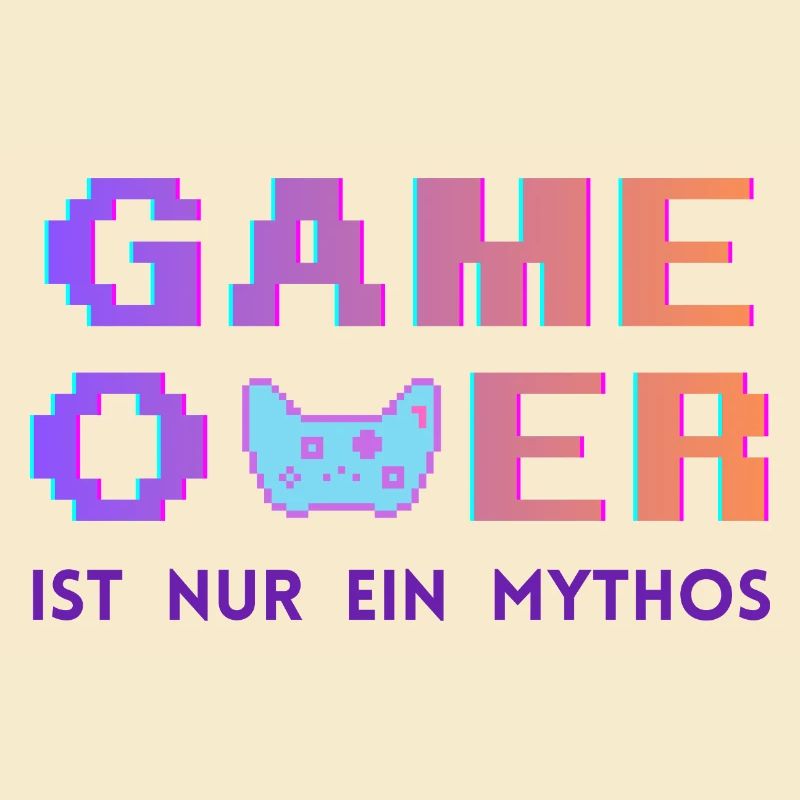 Game Over Mythos Pixel Gradient