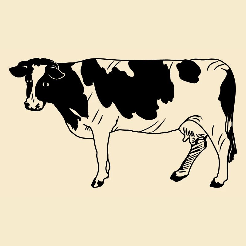 Kuh schwarzpelzig, Milchrasse