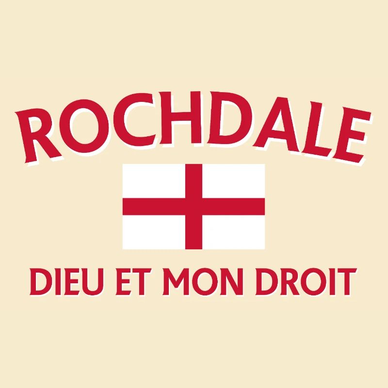 Devise du drapeau anglais de Rochdale
