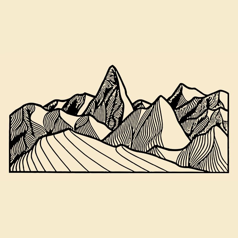 Mountains Mountain Range Abstract
