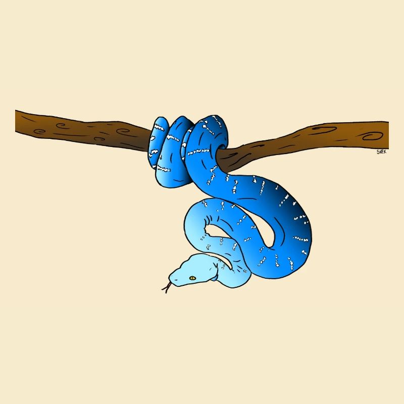Serpent Bleu