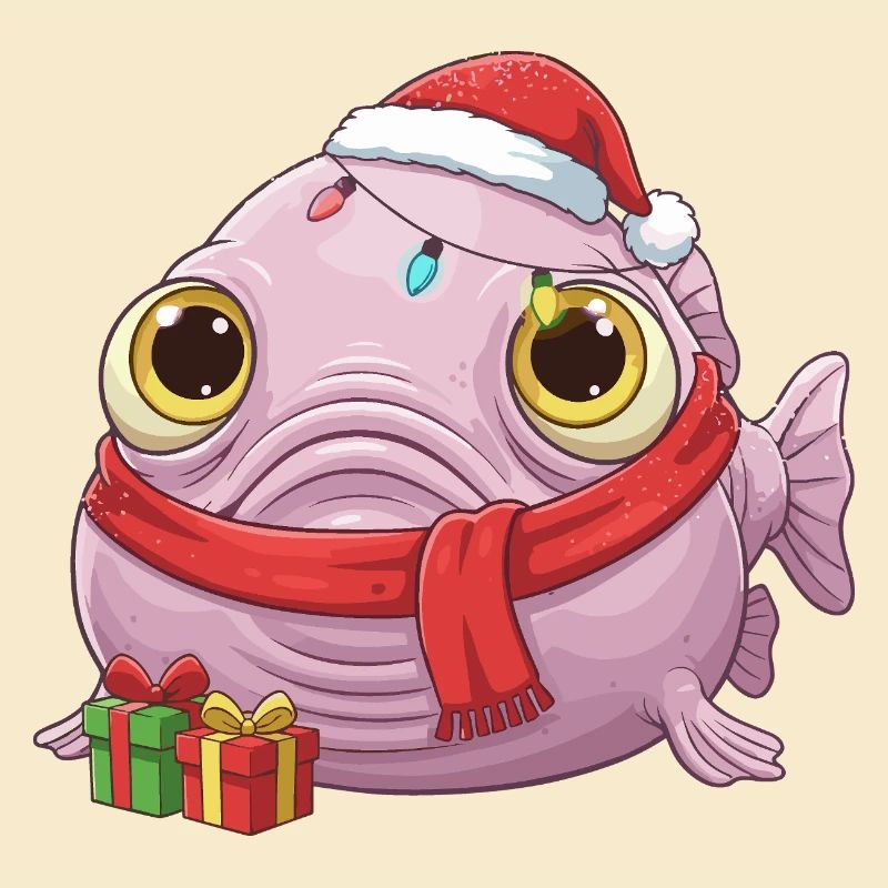 Drôle de Poisson-Blobfish - Noël avec...