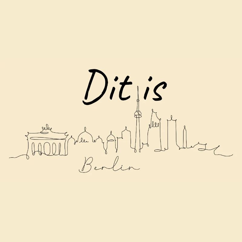 DIT IS BERLIN – SILHOUETTE DE BERLIN, CAPITALE