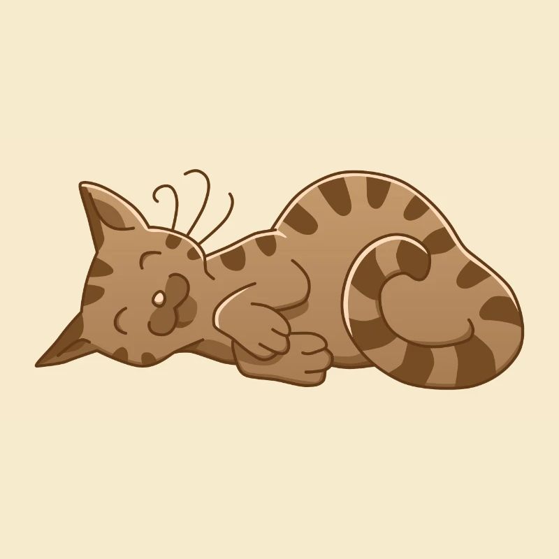 sleeping cat