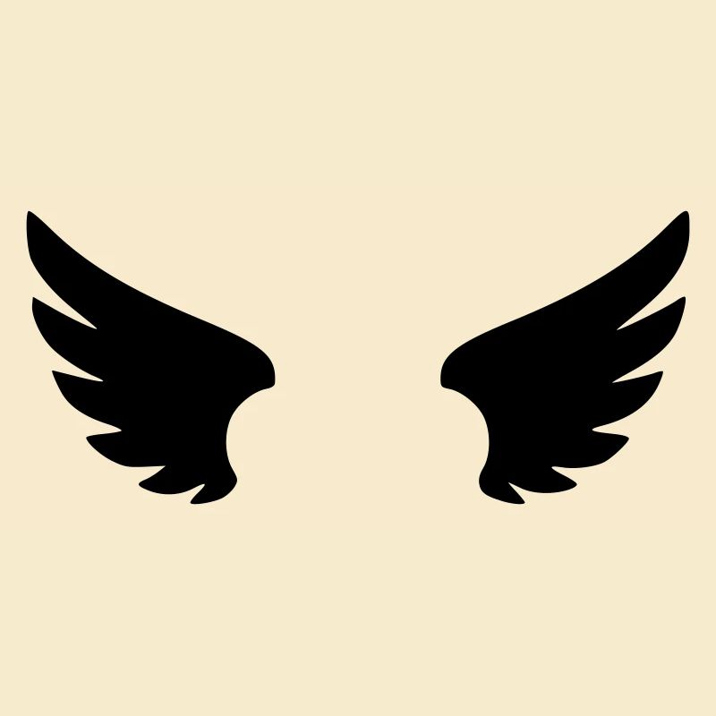 Engel Piktogramm | Schutzengel & Glaube Symbol