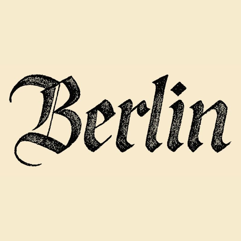 Berlin Gothic Script Vintage Noir