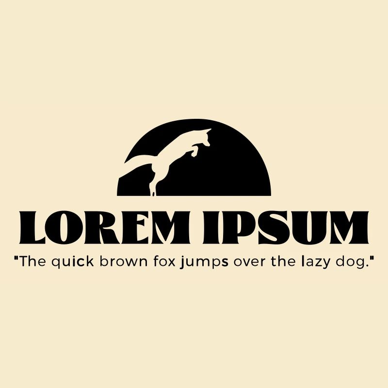 Lorem Ipsum "The quick brown ...