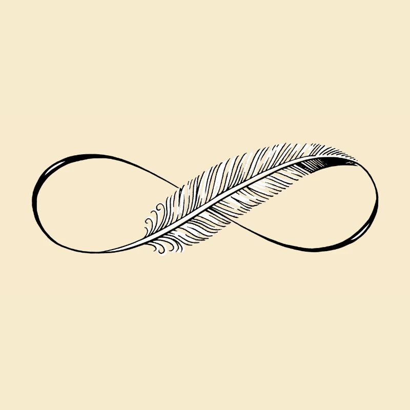 Cute Lines Infinity Feder
