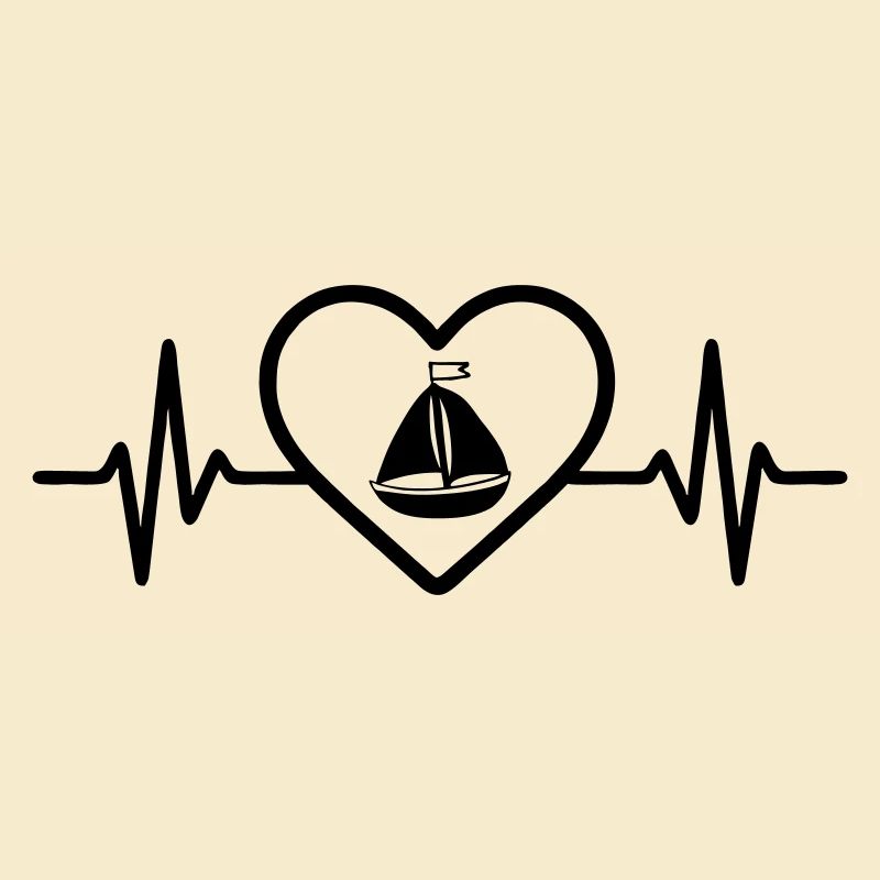 Segelboot Boot Herz Meer