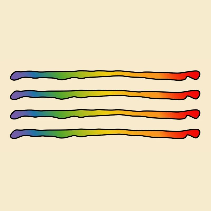 Regenbogen lines LGBT lgbtqi queer lgbt csd tshirt
