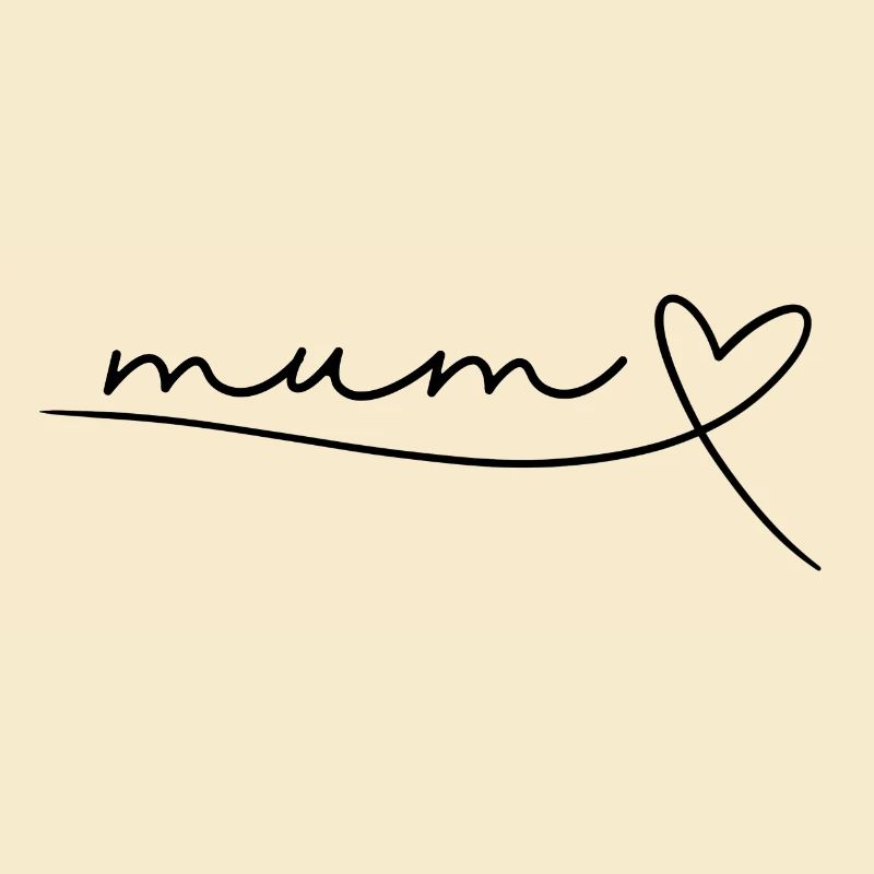 Mum Mom Mama Mutter Geschenk Muttertag, Herz