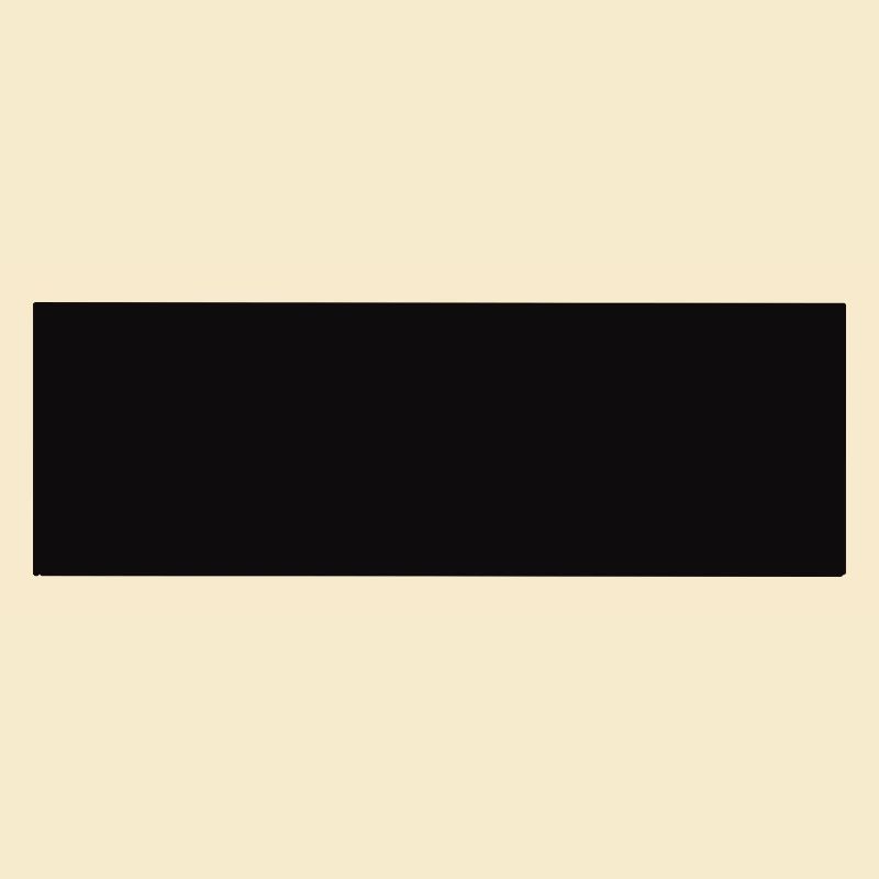 Abstract rectangle in black