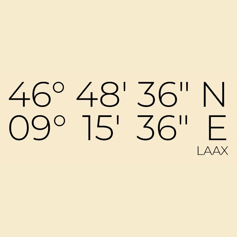 coordinates Laax Graubünden, Switzerland