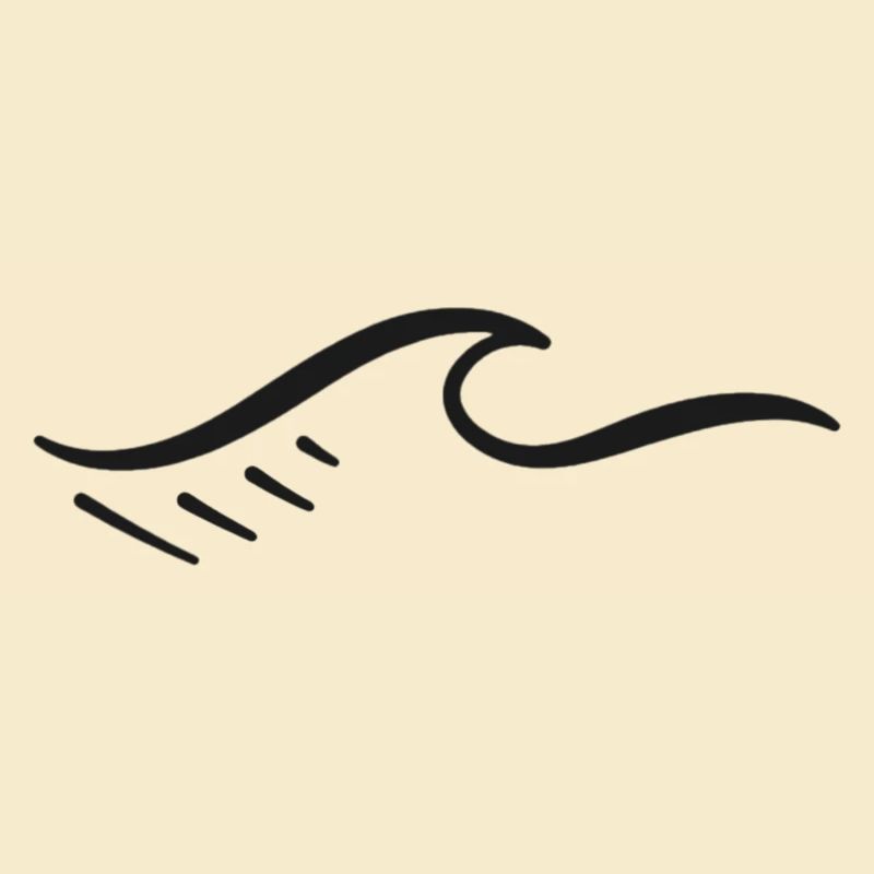 Abstract Geometric Wave Pattern