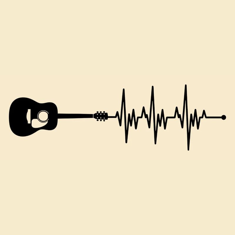 Guitar heartbeat rhythm